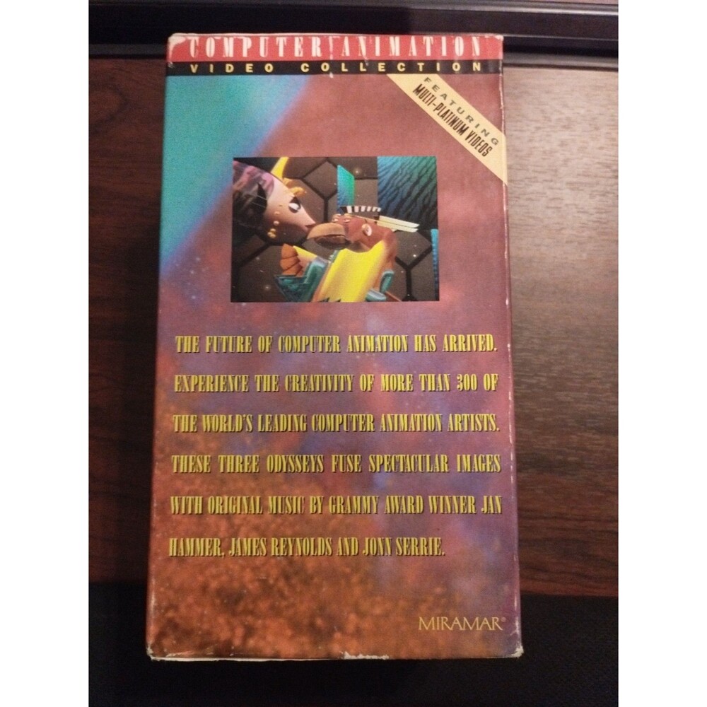 Computer Animation Video Collection VHS Set: The Mind's Eye, Beyond & DAZZLE